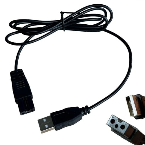 FMJZJF Best-Spa-Way USB Charging Cable for Lay Z Spa Pool Vacuum Cleaner, 1.2m Long, Type A Interface, Compatible with Underwater Portable Vacuum Cleaner