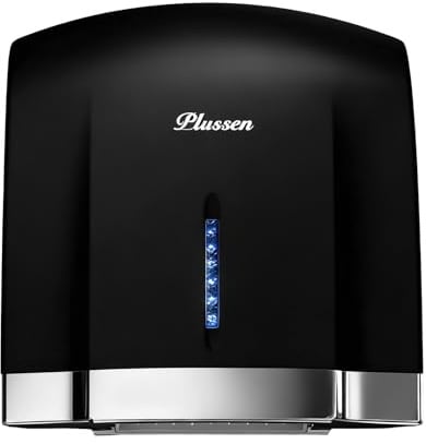 PLUSSEN Händetrockner elektrisch Infrarotsensor handtrockner leise Gewerbe und Haushalt 1800W ABS(BK)
