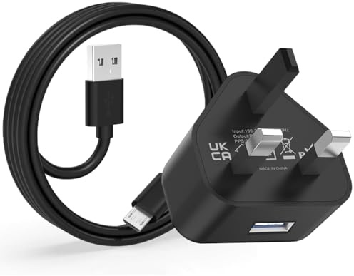 2M Long Charger Cable for Samsung Galaxy Tab A 10.1 (2016), 8.0, 7.0, 9.7, Tab E, S2, Tab 4, 3, SM-T580/ 550/530/ 387/585/ 290/295 Samsung Tablets Charging Cord, USB Micro 10W Android Charger Adapter