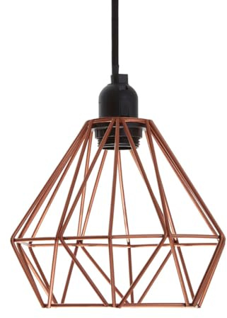 Premier by Prime Furnishing Beli Pendant Light Geometric Interior Design Theme Thin Strips Of Metal Wire
