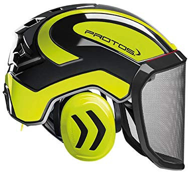 Protos Integral Forest F39 (Feines Visier) (Schwarz Neongelb)