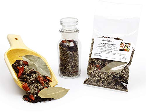 Einlegegewürz für Knoblauch eingelegt | Einmachgewürzmischung | Salatgewürz | italienische Kräuter | glutenfrei | 25g