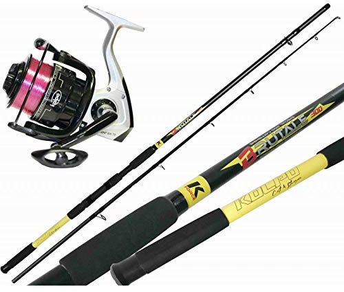 kolpo Combo Pesca Storione e Siluro Canna Mulinello e Filo