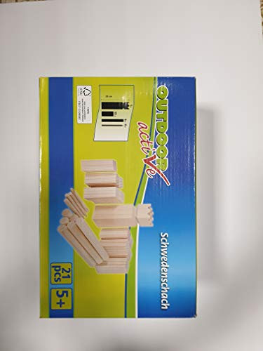 Outdoor Active Schwedenschach Kubb 21-teilig