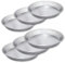 Pentalux Set 6pz (3X Parte 16cm e 20cm) Pezzi Stampo tortiera conica Bassa in Alluminio ruoto per pastiera napoletana Pizza di Grano