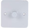 Schneider Electric Lisse White Moulded - Single 2 Way LED Dimmer Light Switch, 100 W, GGBL6012LMS, White