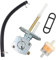 HURI Robinet de carburant avec filtre à essence pour Kawasaki Zephyr ZR 550, ZR 750, ZR 1100, KLR 650