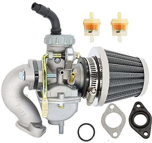 Carburateur de rechange PZ20 pour Kazuma Baja 50cc -125cc TaoTao 110B NST SunL Quad chinois 4 temps ATV 4 roues Go Kart Dirt Bike CRF50F XL75 CRF80F XR50R avec filtre à air de 35 mm + collecteur