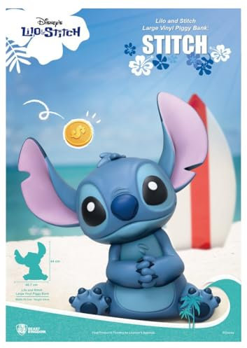 Beast Kingdom - Lilo & Stitch Tirelire XXL Stitch en Vinyle 44 cm
