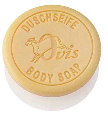 Ovis Schafmilchseife Duschseife Johanniskraut Lavendel 100g - Pflegendes Duscherlebnis ohne Plastik