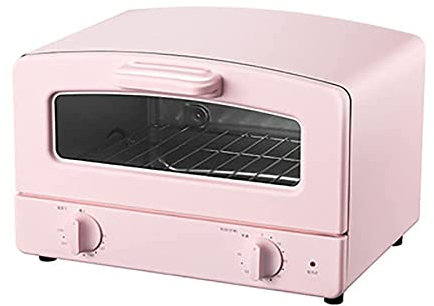 MXXHFC Forno Elettrico, Combinazione Grill e Cottura, Piano di Lavoro del Forno a convezione, Adatto per Patatine Fritte, Pizza, Pollo, Torte, Biscotti, Facile da Pulire (Rosa) (Rosa)
