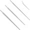 BodyAce G23 Titan Gewindefreier Piercing Taper Insertion Pin, 1.0/1.2/1.6mm Lippen Ear Stretching Kit, Ohrringe Nasen Body Piercing Assistant Tool Navel/Nipple/Eyebrow [14G,16G,18G(1.6mm,1.2mm,1.0mm)]