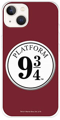 Official Harry Potter iPhone 14 Case, Anden 9 3/4 to Protect Your Mobile Phone, Flexible Silicone iPhone Case with Official Harry Potter License