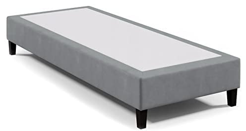 Best For Home Hotelbett Boxspringbett Bettgestell Boxspringgestell 90x200 cm Grau Boxspring Rahmen ohne Matratze