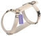 STUCH Hundegeschirr - verstellbares Nylon Geschirr - gepolstert - Für kleine, mittlere und große Hunde, Farbe:Beige, Größe:M