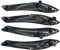 Nonuin Türgriff Innen Für B&MW F30 F80 F31 F32 F33 F35 2013-2018 Vorne Hinten Links/Rechts 2 4 STÜCKE Autoinnenraum Türzuggriffabdeckung (Farbe : 4Pcs Carbon)