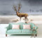 Elch Foggy Vlies Forest Wall 3d Tapete Wanddekoration fototapete wandbild Schlafzimmer Wohnzimmer-200cm×140cm
