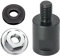 Baoblaze Angle Grinder Converter Adapter, Converter Screw Rod Thread Converter Adapter for Angle Grinder Part, M14 to M10