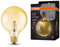 OSRAM Vintage 1906 Classic Globe125 FIL LED-Lampe, E27, Kugelform, gold, 4W, 410lm, 2400K, warmweiße Komfortlichtfarbe, sehr geringer Energieverbrauch, lange Lebensdauer