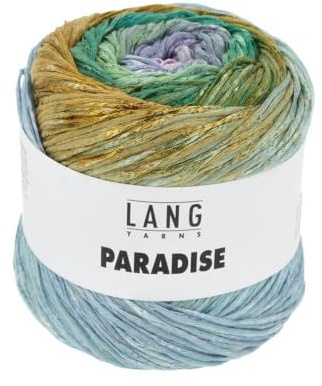 100g Paradise- Farbe 17 - Verlauf grün/ocker/flieder - leichtes, sommerliches Garn in den herrlichsten Farben