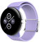 Astorgos Cinturino Intrecciato Compatibile con Google Pixel Watch 3 41mm/Pixel Watch 2/Pixel Watch, Cinturino Sportivo in Nylon Elastico con Chiusura Magnetica per Donna Uomo, Lavanda
