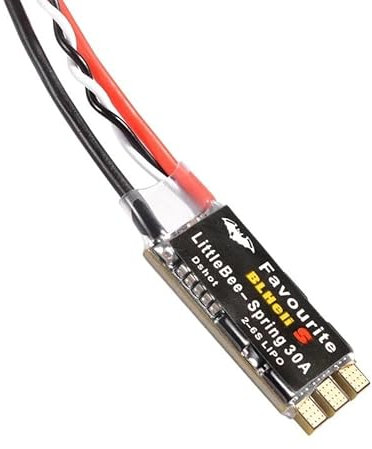 20A 30A Elektronischer Geschwindigkeitsregler Favorite BLHeli-S Brushless ESC DShot Speed Controller Motor 2~6S Lipo Kompatibel für FPV Multicopter Quadcopter Flugzeuge & Drohne (Single 30A)