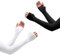 Dinghaole 2 Paar Sport Armlinge, Unisex-Armstulpen, bequeme und atmungsaktive Anti-UV-Armstulpen, geeignet für Radfahren, Basketball, Wandern, Angeln, Laufen und andere Arbeiten im Freien