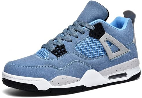 Zapatillas de Baloncesto para Hombre,Air Retro Skate clásicas Suela de Goma,Moda Zapatos Deporte Antideslizantes,Botas de Baloncesto para Entrenamiento al Aire Libre