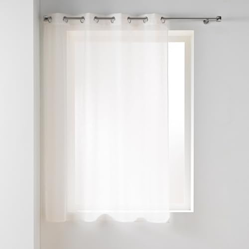 Douceur d'Intérieur, Ösenvorhang, 140 x 180 cm, Mops Natur, gewebt