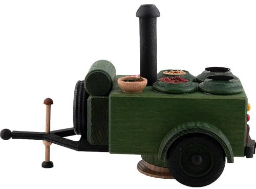 Erzgebirgische Volkskunst Frank Neumann Räucher-Gulaschkanone Armee - 14 cm