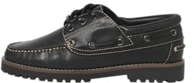 JACK & JONES Jfwbrooklyn - Scarpe da Uomo in Pelle, Taglia 42 EU, Colore: Nero, Nero, 42 EU