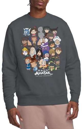 NICKELODEON AVATAR THE LAST AIRBENDER Avatar The Last Airbender Chibi Group Crew Sweatshirt