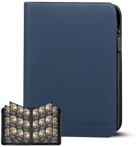 Sammelkarten Album,Karten Sammelalbum 30 Seiten Sammelmappe für bis zu 540 Karten,Sammelkarten Heft Ordner Mappe Kompatibilität TCG Yugioh 30 Pcs Seite