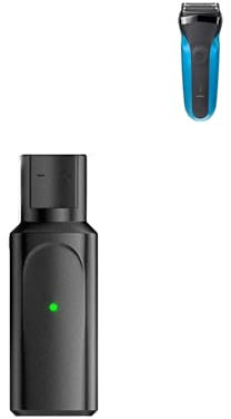 WUNIAK Typ-C-Ladeadapter für Braun Electric-Serie 3/XT Serle S/Serie 5/Serie 7/Serie 9/HC-Serie/Silk-Epil5 & 7 & 9/BG Series Rasierer, WUNIAK USB-C Ladekonverter für Braun Rasierer, 1 Stück