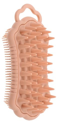OUNONA Silikon-kopfpeeling-bürste Badepeeling für Haare und Haut Kopfhautmassagegerät mit Flexiblen Borsten für Dusche und Bad