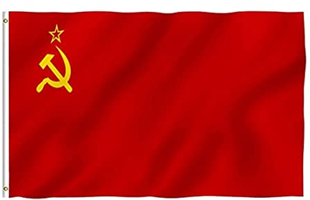 Bandiera dell'Unione Sovietica bandiera nazionale comunista Decorazione della del paese 36x60 pollici #1