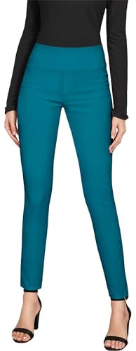 Hybrid & Company Damen Dehnen Sie ziehen auf Jahrtausend-Hose Kleine Jade