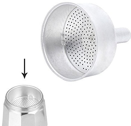 Embudo Cafetera Aluminio Classic/Inducción 6 Tazas