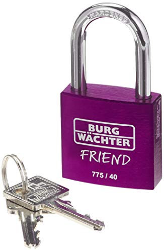 Burg-Wächter Zylinder-Vorhangschloss 775 40 35 Violett SB, Lila