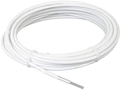 FP INOX Cable Acero Inoxidable A4 Forrado Color Blanco 7 X 7 – Diferente diámetro – Pasamanos extendido Barco