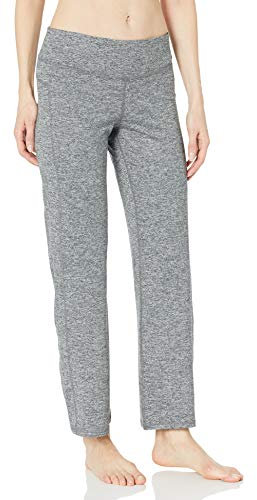 C9 Champion Damen Curvy Fit Pant Yoga-Hosen, Ebenholz Heather - Kurze Länge, X-Klein