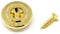Vintage Forge Gold Round String Retainer Guide Tree for Fender Precision Jazz Style Bass Guitars and Others with Screw BSR40-GLD
