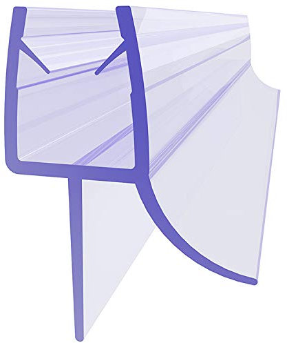 SONNI Duschdichtung 80cm Ersatzdichtung Dichtung für 7mm/ 8mm Glasstärke Gummidichtung Dusche Dichtlippe PVC Dichtung mit Wasserabweiser
