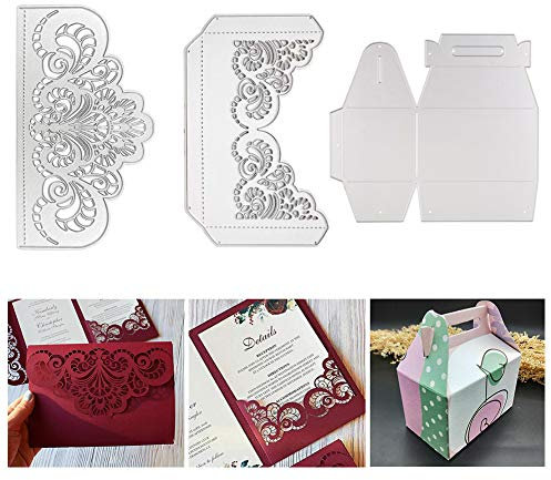 Stanzmaschine Geschenkbox Grußkarte Stanzschablone Scrapbooking Prägeschablonen Stanzformen Schablonen Für Scrapbooking, Fotopapier,r 3D Karten Handwerk Prägen DIY Herstellung Geburtstag Geschenk