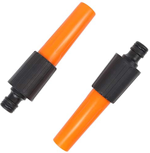 2Pack Garden Hose Nozzles & Spray Gun, ABS Plastic, Rotate Nozzle to Adjust the Water Flow, for Watering Plants Car Washing Shower Pet