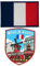 A-ONE Moulin Rouge bestickter Aufnäher + Flagge Frankreichs, buntes Abzeichen, historische Städtedekoration, Emblem für Jeans, Jacken, Hemden, selbstklebend, Nr. 242C, 2 Stück
