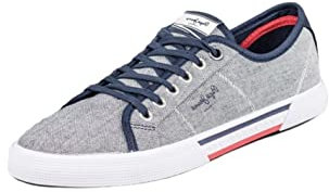 Pepe Jeans London Herren Brady Men Sneaker, Blue (Chambray Blue), 41 EU