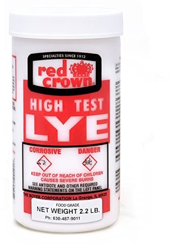 The Boyer Corporation Lauge für die Seifenherstellung, Natriumhydroxid Pure High Test Lye Food Grade, Caustic Soda, Abflussreiniger und Verstopfungsentferner, 1 kg