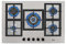 Teka EFX 70.1 5G AI AL DR CI - Placa Gas Butano de 75 cm, con 5 Quemadores, Mandos Frontales Incorporados, Autoencendido Integrado en Quemador, Color Acero Inoxidable