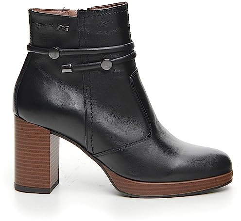 Nero Giardini I308246D Tronchetti Donna in Pelle - Nero 37 EU